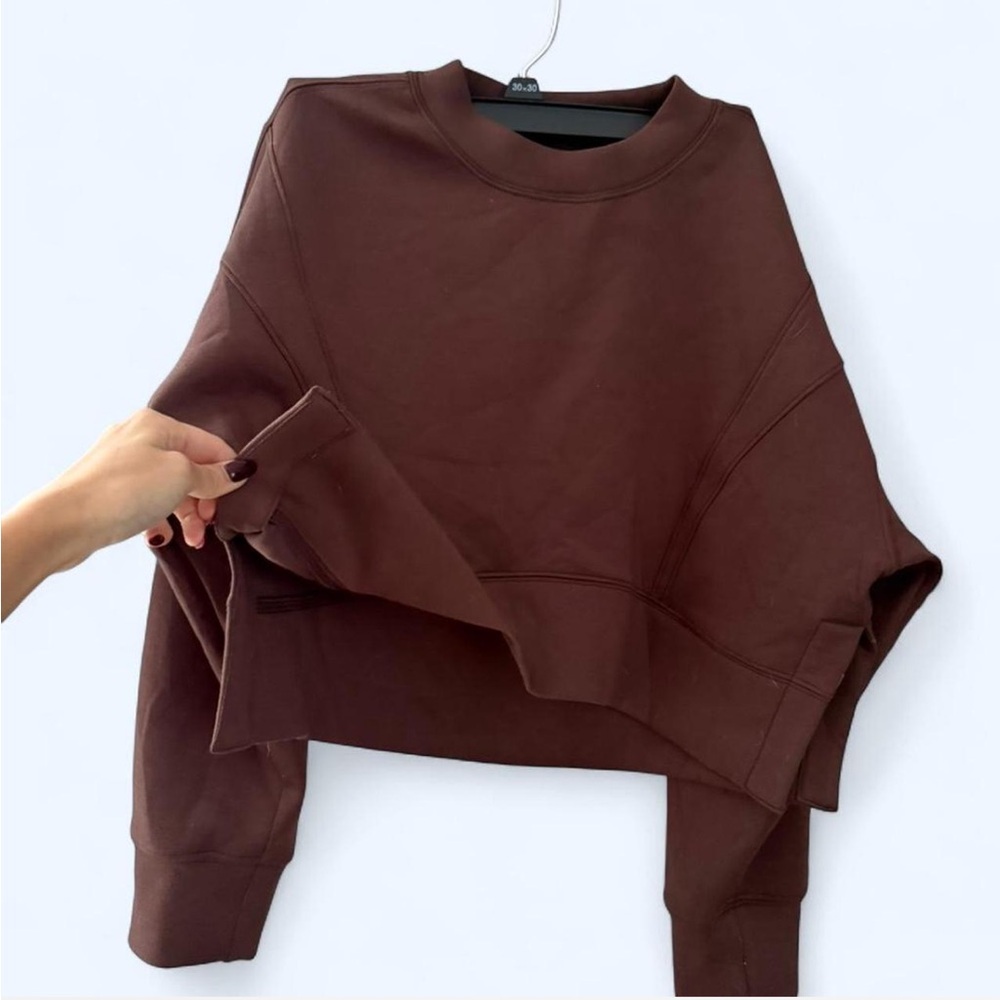 Abercrombie & Fitch YPB neoKnit brown sweatshirt